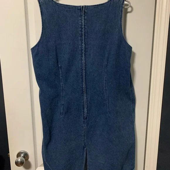 Denver Hayes Ladies denim Sleevless dress sz 16 - Picture 4 of 4